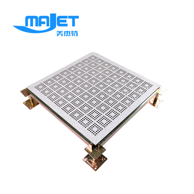 Delikli &ccedil;elik y&uuml;kseltilmiş d&ouml;şeme sistemi hava akış paneli