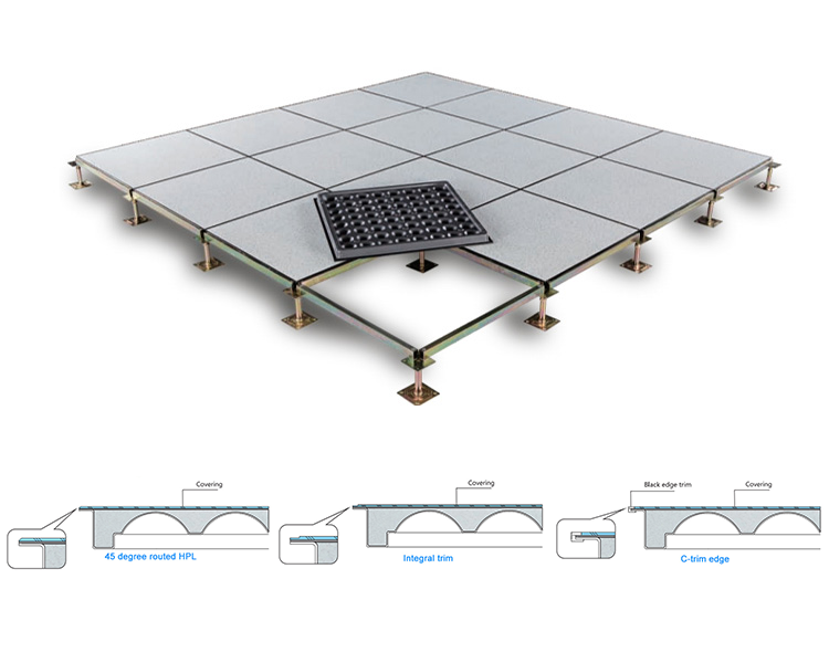 FEATURE-pavimento sopraelevato in laminato-acciaio