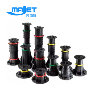 Suporte de deck de suporte de pl&aacute;stico ajust&aacute;vel para piso de acesso elevado ao ar livre